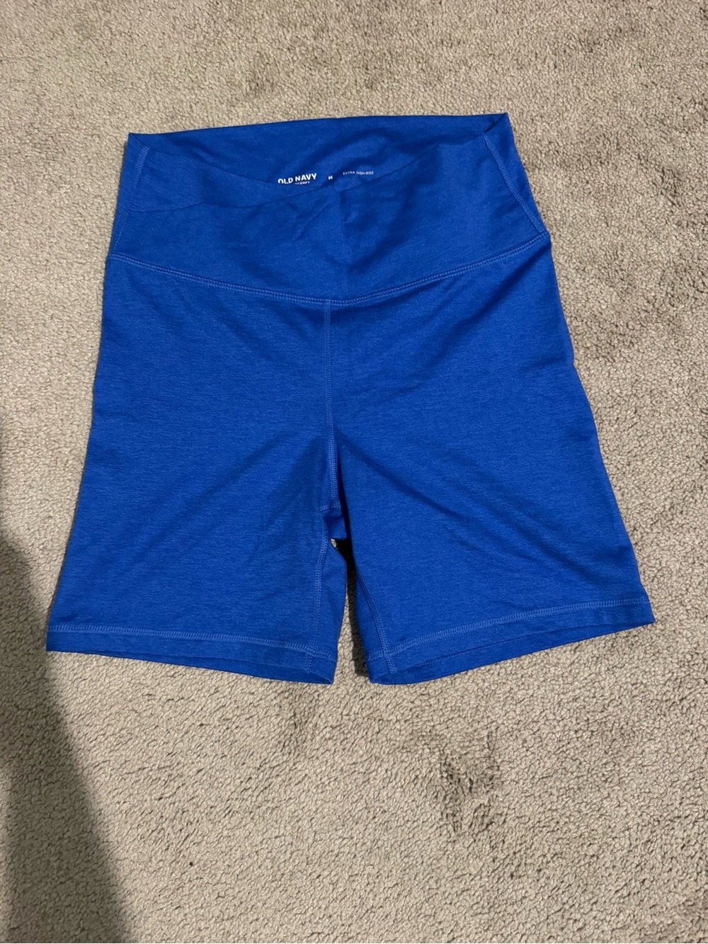 Old Navy Women's Cobalt High-Rise Bike Shorts